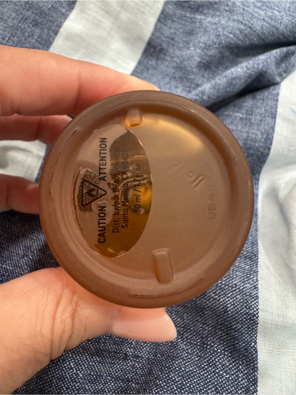 Beautycounter Sun Spill Eau de Parfum — Amber Brown & Black Bottle - Picture 3 of 9